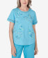 Фото #1 товара Petite Summer Breeze Dragonfly Embroidery Top