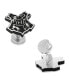 Фото #1 товара 3D Hogwarts Crest Cufflinks