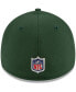 Фото #4 товара Men's Green,Black Green Bay Packers 2021 NFL Sideline Road 39THIRTY Flex Hat