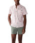 Фото #1 товара Men's Parrot Party Short Sleeve Button-Down Performance Shirt