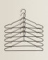 Rubberised hangers (pack of 6)