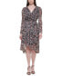 Фото #1 товара Платье с поясом и тюльпанной подолом Tommy Hilfiger для женщин