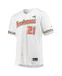 Фото #3 товара Men's White Miami Hurricanes Replica Baseball Jersey