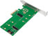 Фото #2 товара Kontroler LogiLink PCIe 3.0 x4 - 1x M.2 SATA + 1x M.2 PCIe NVMe (PC0083)