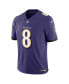 Фото #3 товара Men's Lamar Jackson Purple Baltimore Ravens Vapor F.U.S.E. Limited Jersey