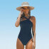 Фото #1 товара Women's Brazilian Obsession Asymmetrical Neck Tummy Control One Piece Swimsuit