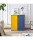 Modern Yellow & Blue Storage Cabinet
