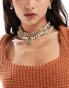 Фото #1 товара ASOS DESIGN Limited Edition choker necklace with mixed pearl and semi precious stone