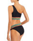 Peixoto 282188 Women Zoni Ribbed One-Shoulder Bikini Top, Size Small