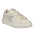 Фото #2 товара Diadora Game Step Premium Tumbled Leather Lace Up Womens Off White Sneakers Cas
