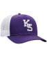 Фото #3 товара Бейсболка Trucker Snapback Top of the World Kansas State Wildcats фиолетовая-белая для мужчин
