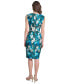 Фото #2 товара Women's Floral-Print Sleeveless Dress