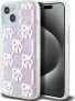 DKNY DKNY Liquid Glitter Multilogo - Etui iPhone 15 / 14 / 13 (różowy)