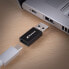 Фото #3 товара Sharkoon OfficePal USB-C Adapter, USB 3.2 Gen 1 (3.1 Gen 1), USB Type-C, Black, Male/Female, Straight, Straight, 5 Gbit/s