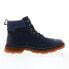 Фото #1 товара French Connection Jacques FC7166B Mens Blue Leather Casual Dress Boots 12