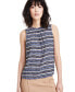 ფოტო #1 პროდუქტის Women's Printed Pleated Top