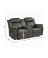 White Label Lola 74" Double Reclining Loveseat