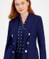 ფოტო #6 პროდუქტის Women's Faux Double-Breasted Jacket