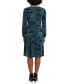 ფოტო #2 პროდუქტის Women's Smocked Fit & Flare Dress