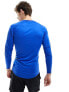 Фото #7 товара Nike Pro Training tight long sleeve tight top in royal blue