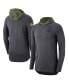 ფოტო #1 პროდუქტის Men's Anthracite Florida Gators Military-Inspired Long Sleeve Hoodie T-shirt