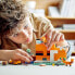 LEGO 21178 Minecraft Die Zuflucht des Fuchses, Spielzeughaus bauen, Kinder ab 8 Jahren, Set mit Zombie-Minifiguren, Tiere