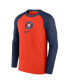 Фото #3 товара Men's Orange Houston Astros Authentic Collection Game Raglan Performance Long Sleeve T-shirt