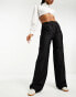 Фото #2 товара ASOS DESIGN premium stretch tailored trouser in mono pinstripe