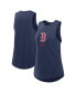 ფოტო #1 პროდუქტის Women's Navy Boston Red Sox Legacy Icon High Neck Fashion Tank Top