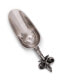 Фото #1 товара Stainless Steel Ice, Utility Scoop with Solid Pewter "Fleur De Lis" Handle