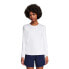 ფოტო #3 პროდუქტის Petite Crew Neck Long Sleeve Rash Guard UPF 50 Swim Tee