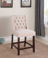 Newport Upholstered Bar Chairs with Tufted Back, Set of 2