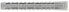 Фото #1 товара Дюбель для газобетона Fischer SX 8 x 65 - Штырь - Автоклавированный газобетон - Кирпич - Бетон - Гипсокартон - Нейлон - Серый - 65 мм - 8 мм