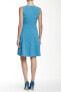 Tahari Sky Blue Sleeveless Fit & Flare Dress Sz 14 $128