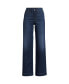 Plus Size Recover High Rise Wide Leg Blue Jeans