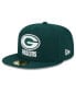 Фото #1 товара Men's Green Green Bay Packers Main 59FIFTY Fitted Hat