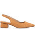 Women's Sylvia Slingback Block Heel Flats