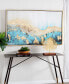 Фото #4 товара Canvas Enlarge Slice Geode Framed Wall Art with Gold-Tone Frame, 47" x 2" x 35"