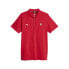 Puma Sf Style Jacquard Short Sleeve Polo Shirt Mens Red Casual 62098702