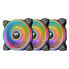 Thermaltake Riing Quad 12 RGB - Fan - 12 cm - 500 RPM - 1500 RPM - 25.2 dB - 40.9 cfm