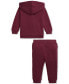 Baby Fleece Hoodie & Pant Set Сиреневый, 12 месяцев - фото #2