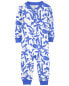 Toddler 1-Piece Ocean Print 100% Snug Fit Cotton Footless Pajamas 2T