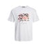 JACK & JONES 12261579 Aruba Branding Plus Size short sleeve T-shirt