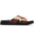 ფოტო #2 პროდუქტის Men's Montel Cross Strap Slide Sandal