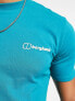 Berghaus Buttermere t-shirt with sun back print in teal