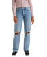 Фото #1 товара Women's Mid Rise Cotton 94 Baggy Jeans