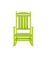 Фото #12 товара All-Weather Outdoor Patio Poly Classic Porch Rocking Chair (Set of 4)