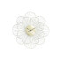 Фото #1 товара Настенное часы DKD Home Decor Цветок Позолоченный Металл (57 x 4 x 57 cm)