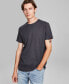 Фото #1 товара Men's Regular-Fit Ottoman Ribbed Short-Sleeve T-Shirt, Created for Macy's