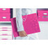 Фото #8 товара Esselte Leitz WOW - Conventional file folder - A4 - Polypropylene (PP) - Metallic - Pink - 200 sheets - 254 mm